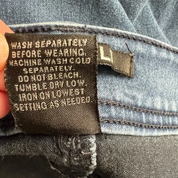 Roz & Ali Women's Plus Size 20 Average  Blue Denim Stretch Jeans - Picture 7 of 7